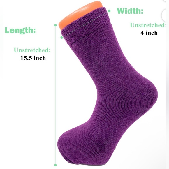 Purple Wool Socks | Size 5-7 | EUC - Picture 2 of 8